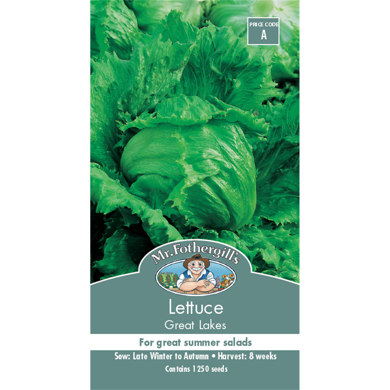 Mr Fothergill's Great Lakes Lettuce Vegetable Seeds
