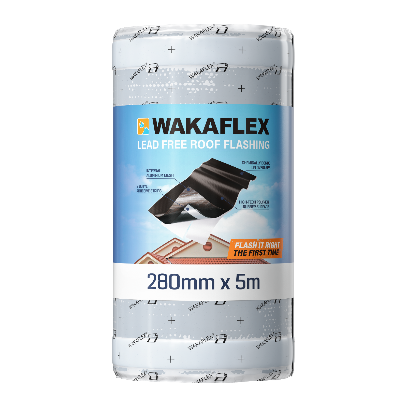 Wakaflex 280mm x 5m Brown Lead Free Flashing