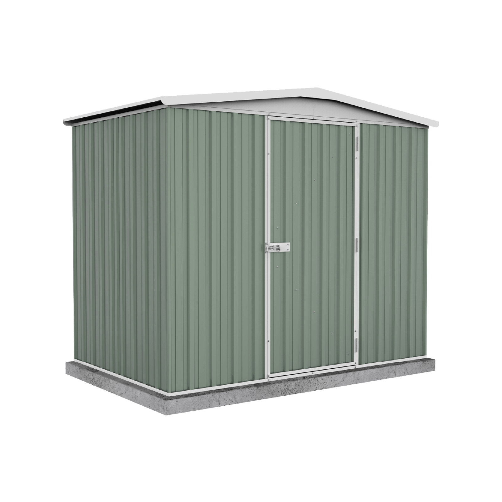 Absco Sheds 2.26 x 1.44 x 2.0m Pale Eucalypt Regent Single Door Garden Shed