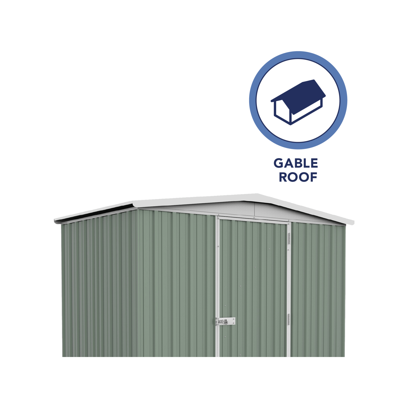 Absco Sheds 2.26 x 1.44 x 2.0m Pale Eucalypt Regent Single Door Garden Shed 5 Absco Sheds 2.26 x 1.44 x 2.0m Pale Eucalypt Regent Single Door Garden Shed