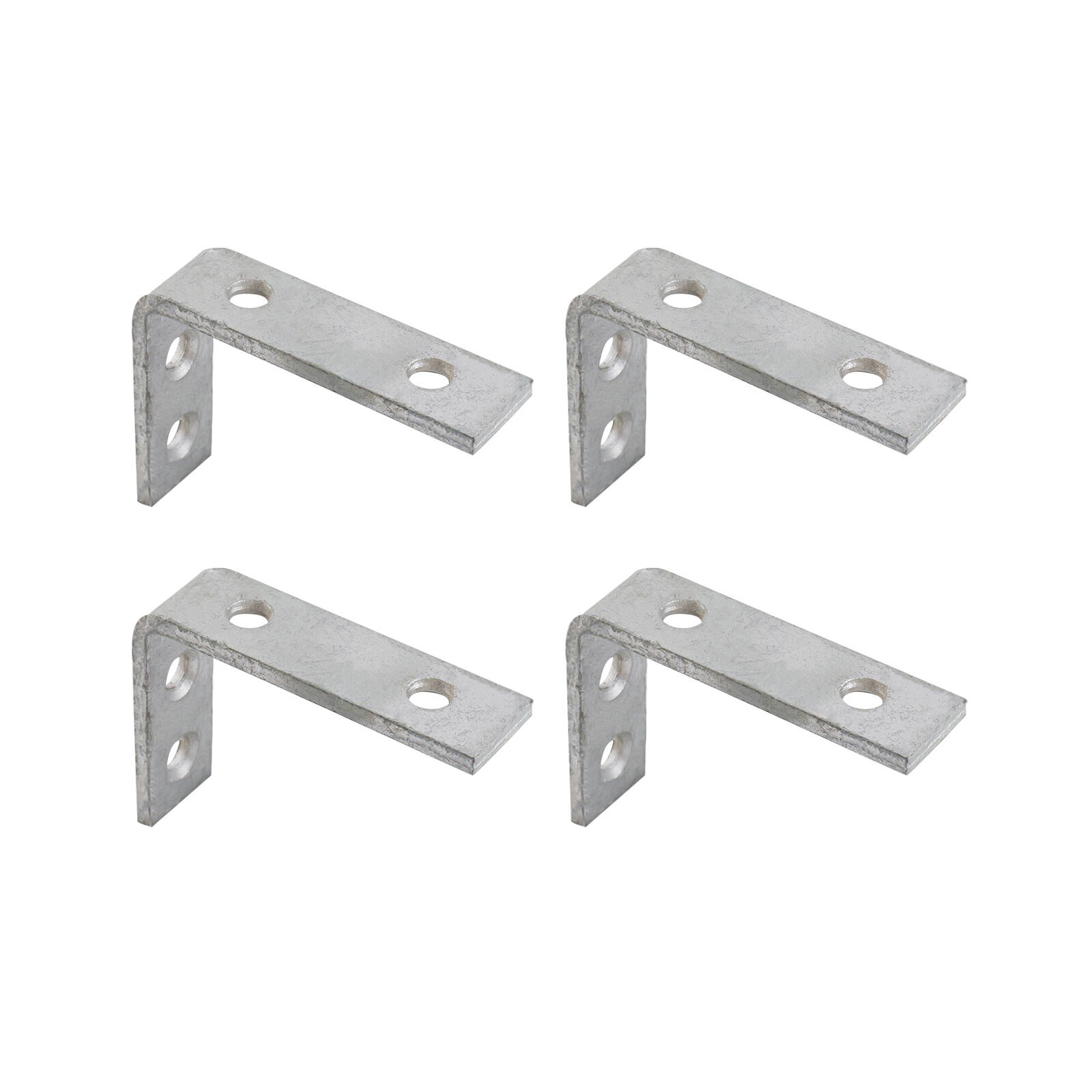 Carinya 75 x 50mm Galvanised Angle Bracket - 4 Pack