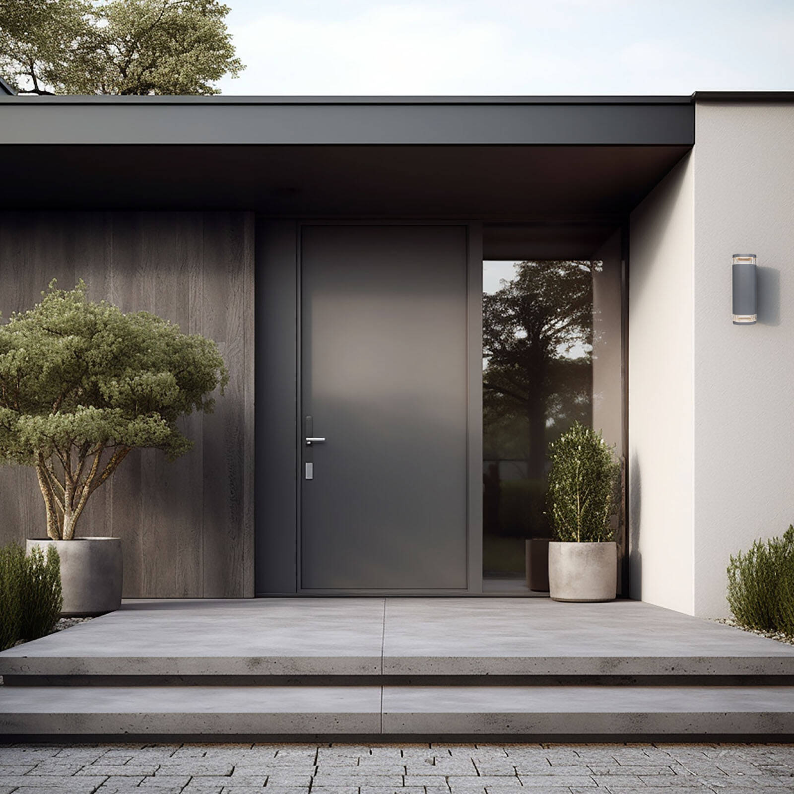 Brilliant 8W Charcoal LED Ventnor Up Down Wall Light 7 Brilliant 8W Charcoal LED Ventnor Up Down Wall Light