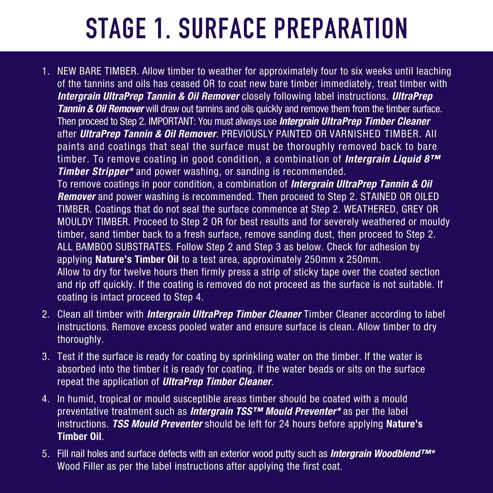 Intergrain 1L Merbau Nature's Timber Oil