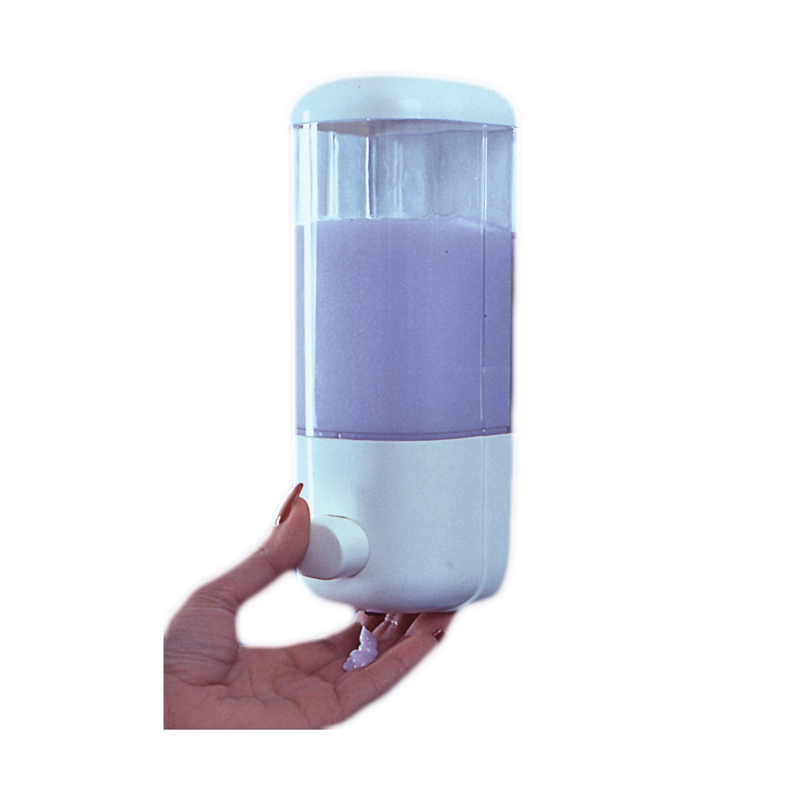 Handi Homes Chrome/Clear Single Compartment Liquid Dispenser