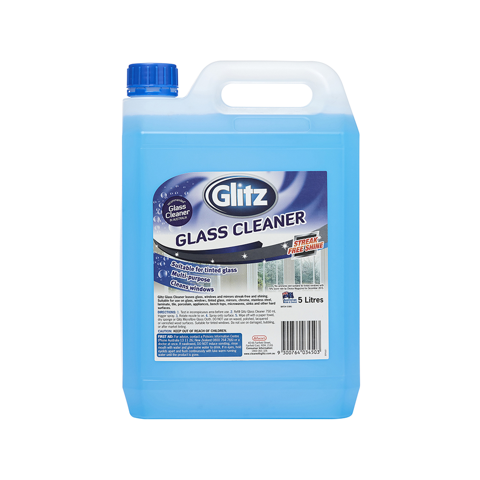 Glitz 5L Glass Cleaner