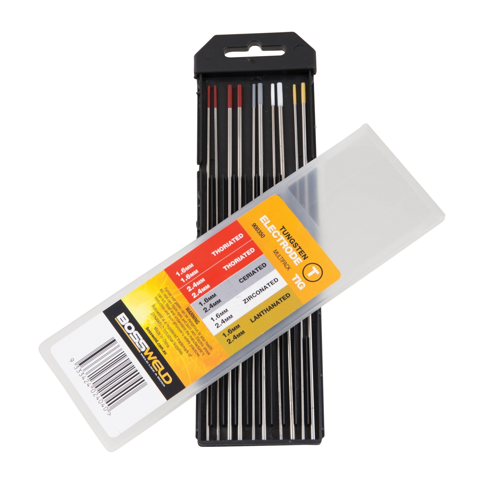 Bossweld Multi Pack Tungsten Electrodes - 10 Pack