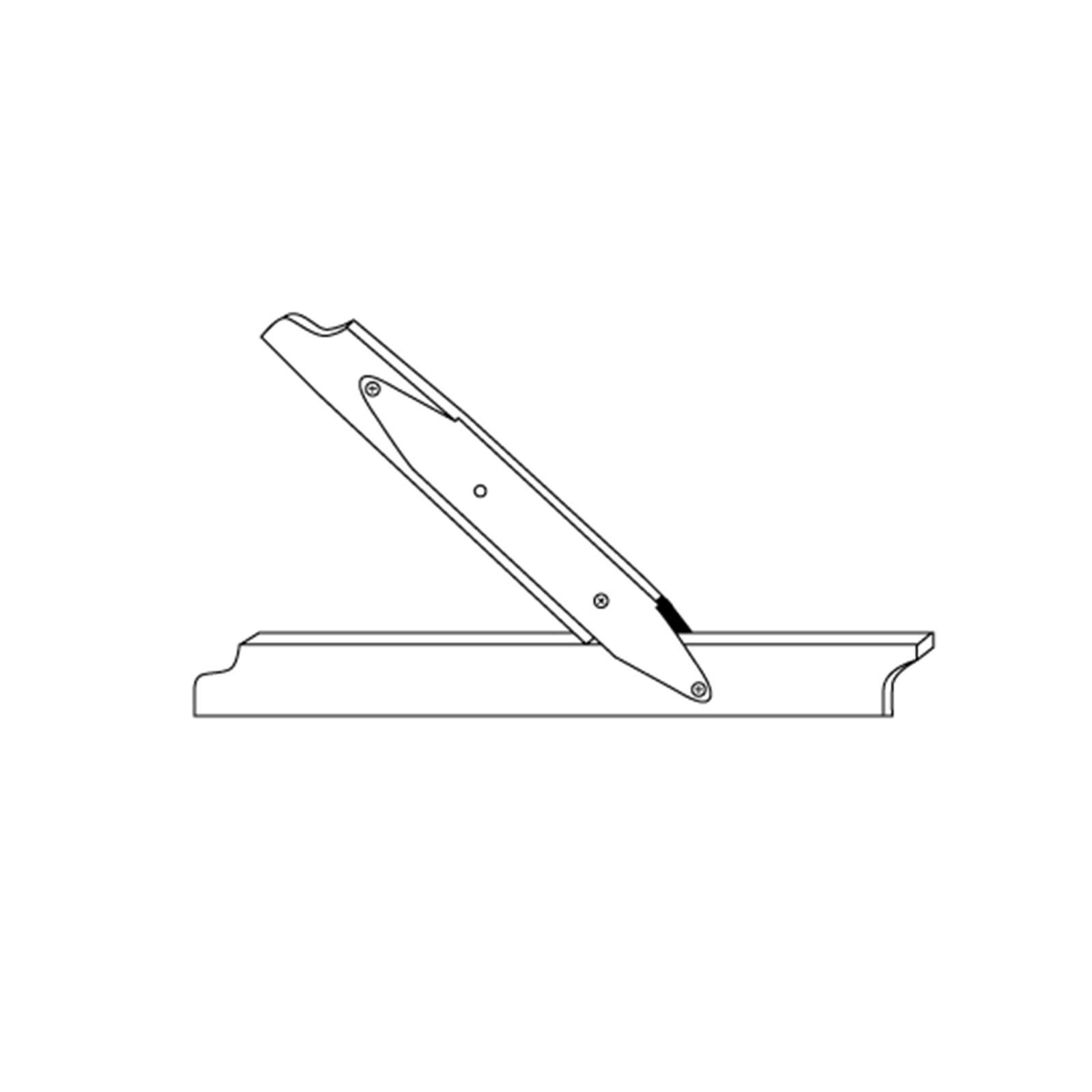 Metal Mate 165 x 21 x 7 x 1.5mm Galvanised Steel Joiner Plate