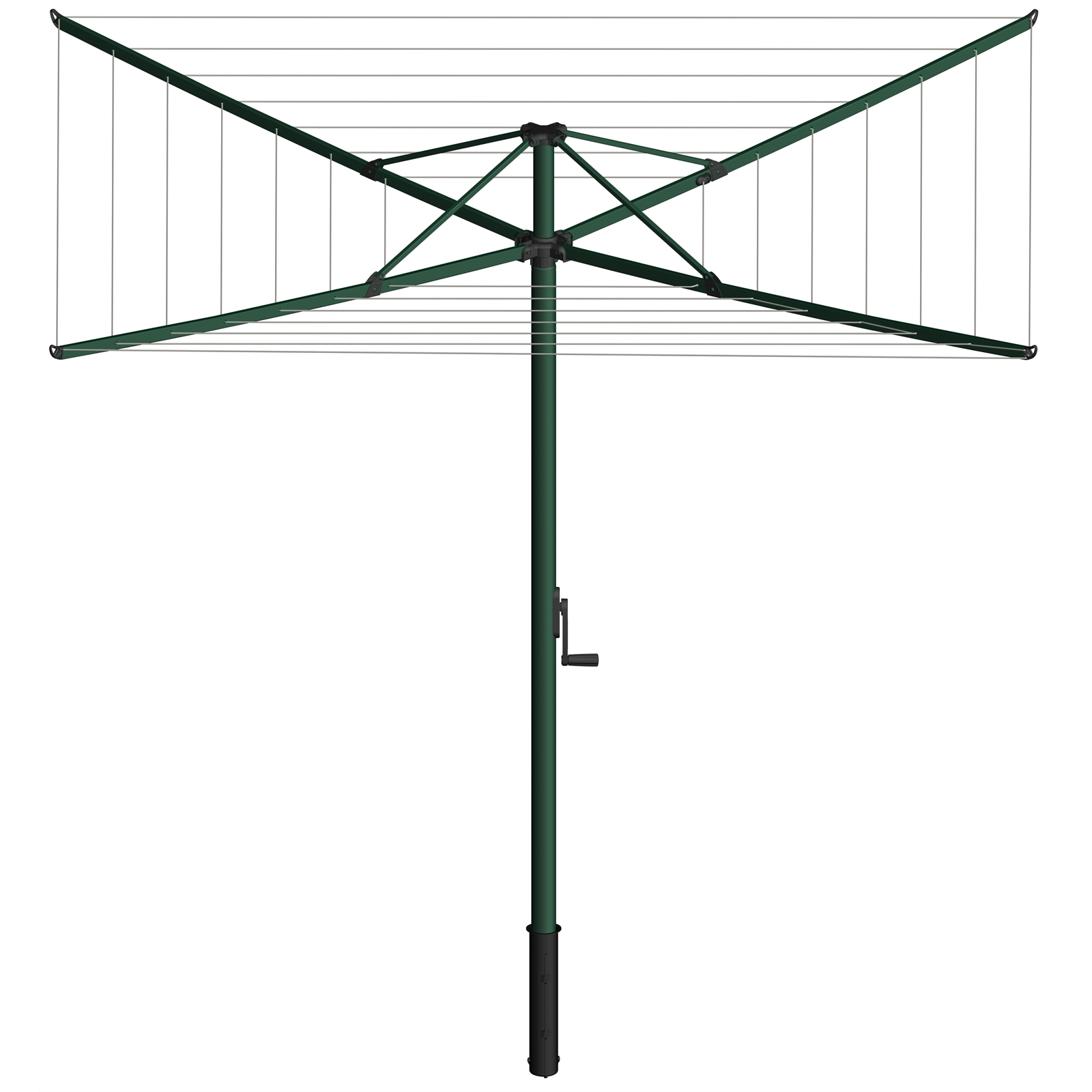 Practa 7 Line Rotary Clothesline