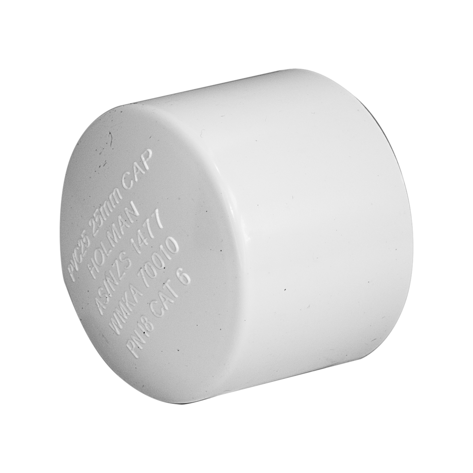 Holman 25mm Press PVC Cap End
