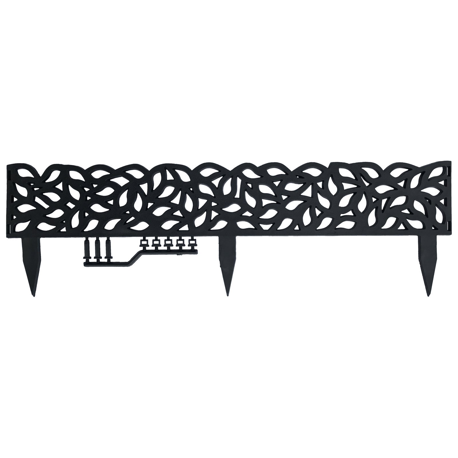 Matrix 900 x 150mm Charcoal Falling Leaves Garden Edging