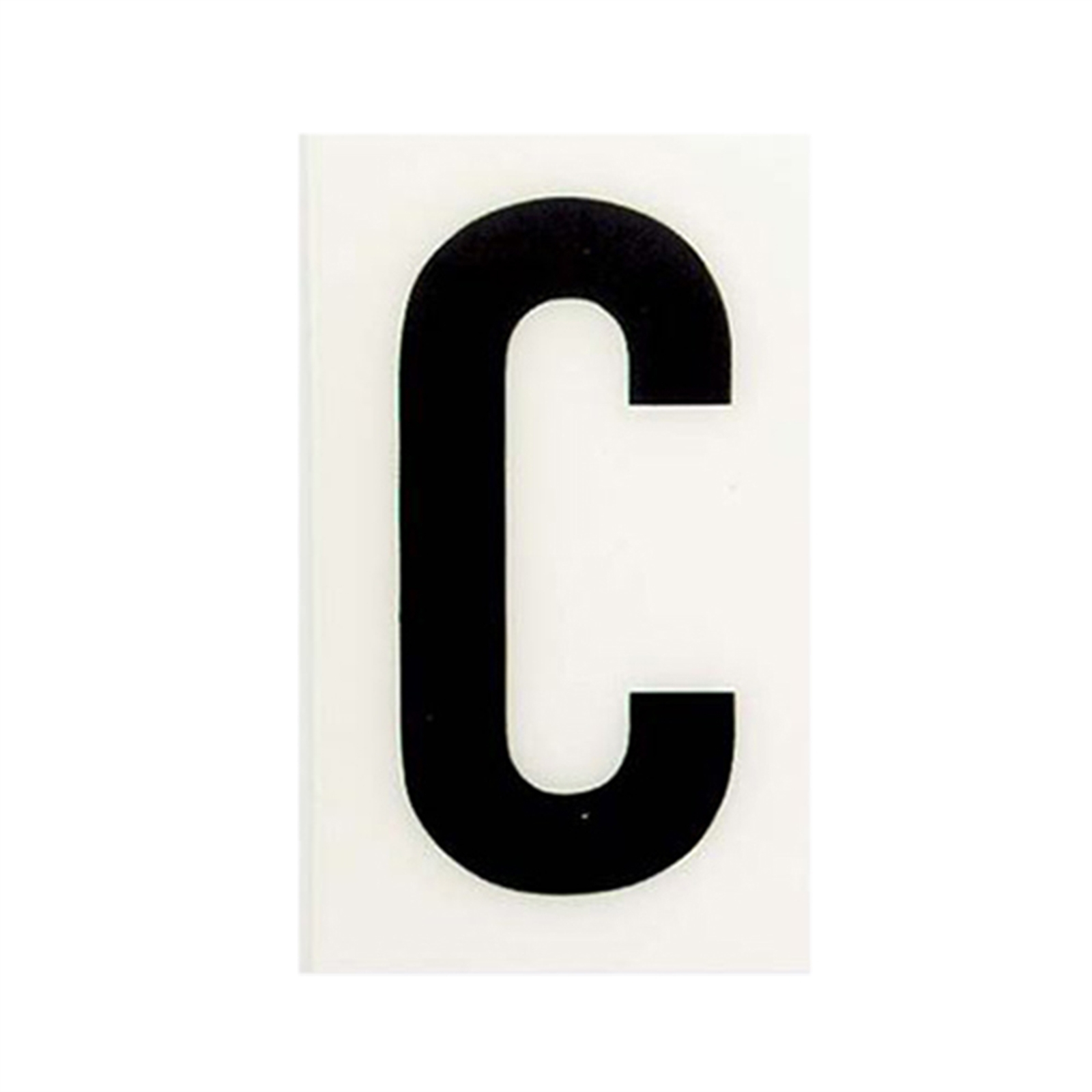 Sandleford 60mm White Self Adhesive House Letter C