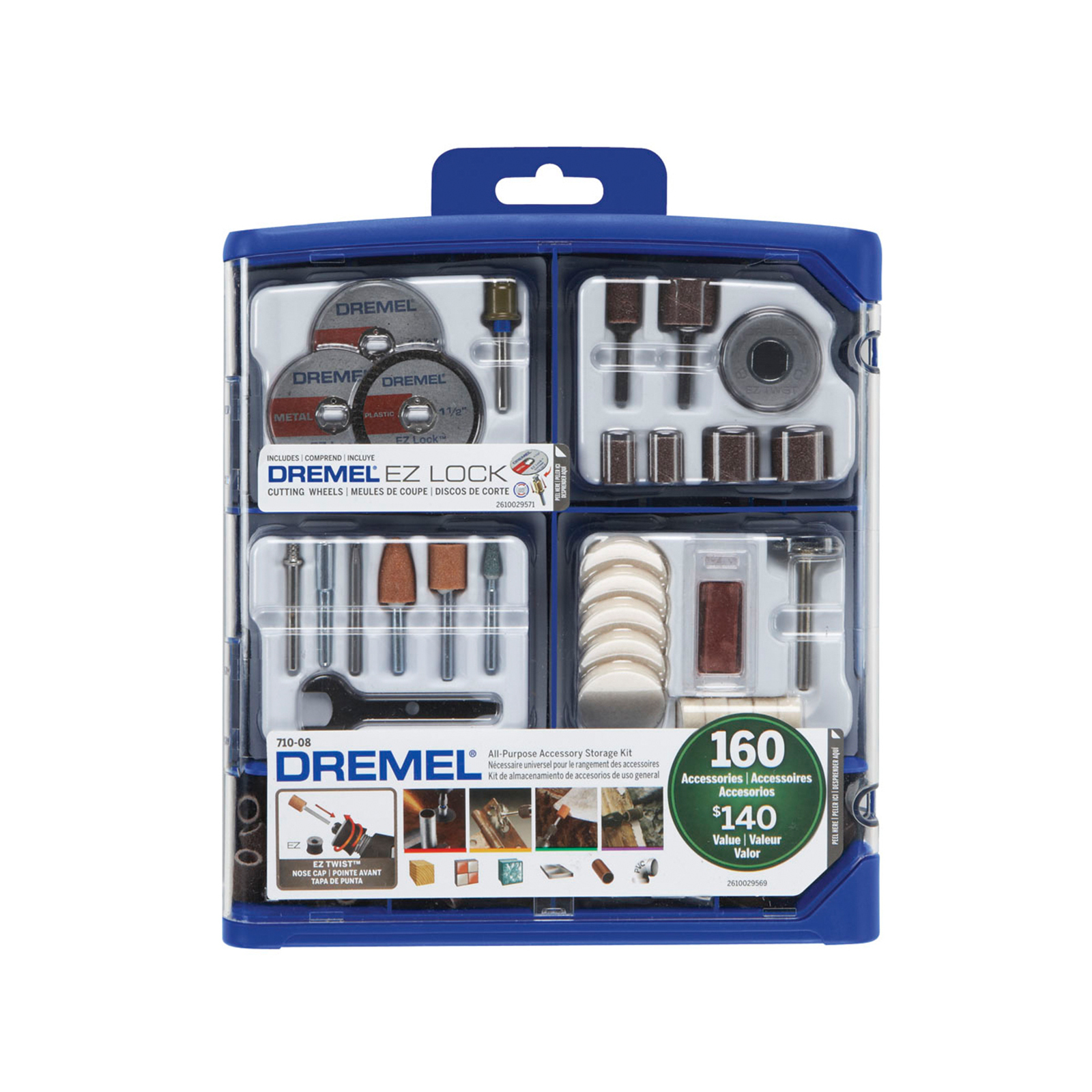 Dremel 160 Piece Multipurpose Mega Accessory Kit