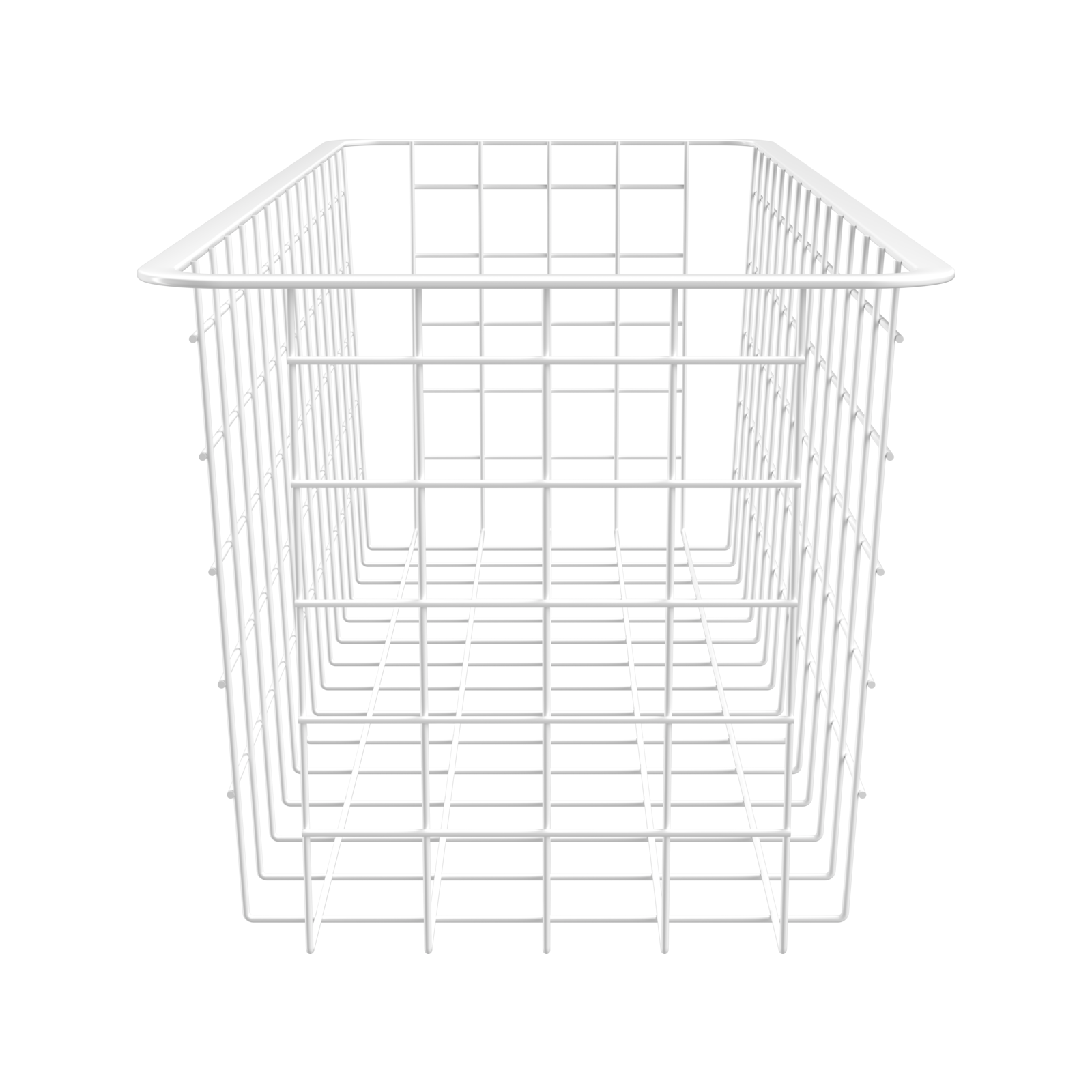 Flexi Storage Home Solutions White 2 Runner Half Width Wire Basket 4 Flexi Storage Home Solutions White 2 Runner Half Width Wire Basket