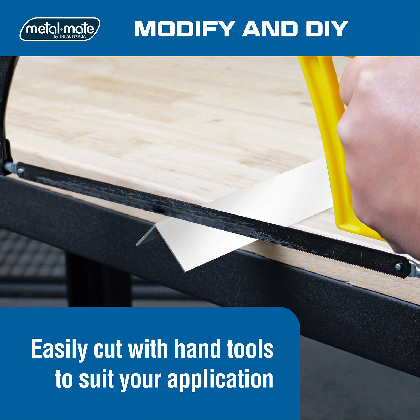 Metal Mate 20 x 12 x 1.4mm 3m White Aluminium Unequal Angle