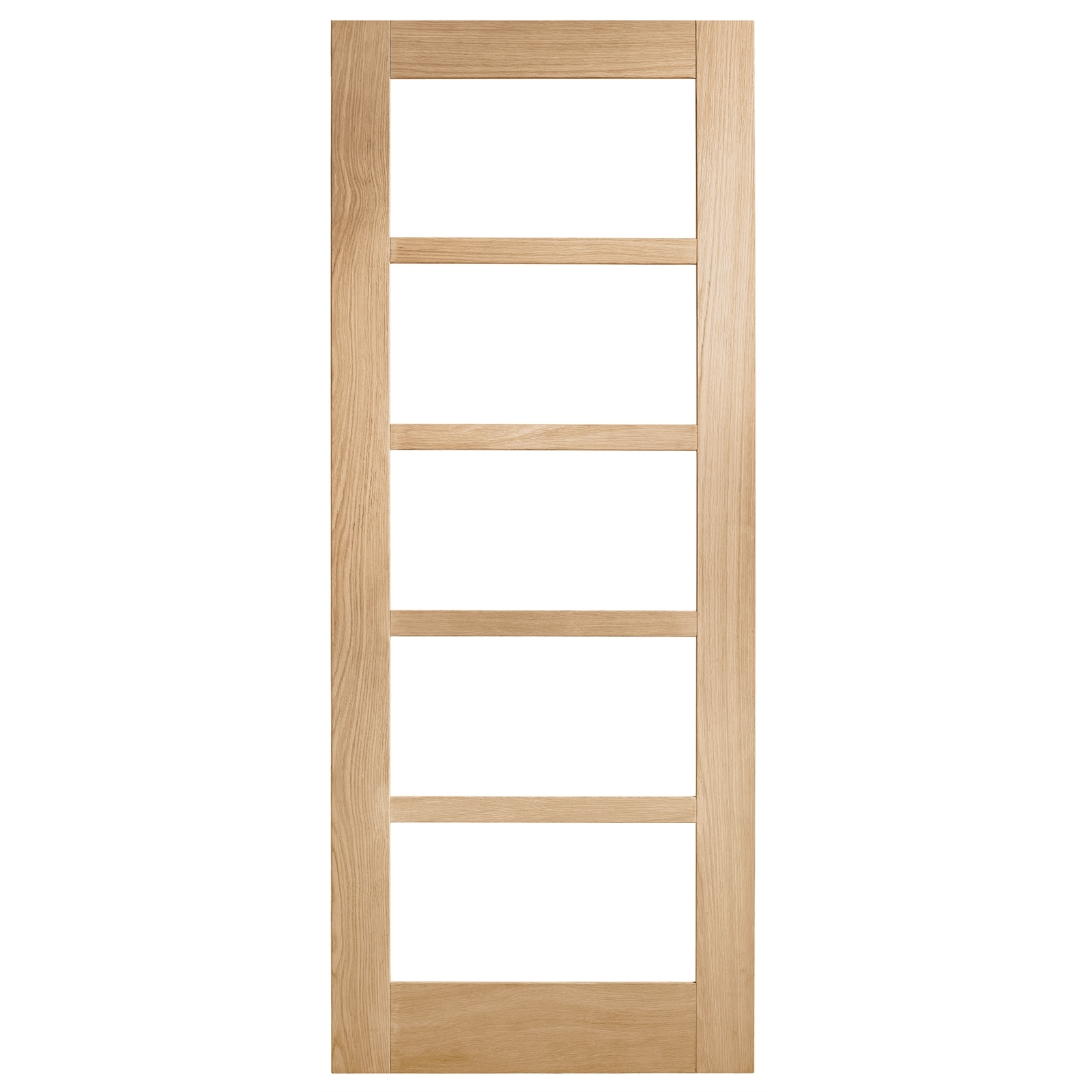 Corinthian 2040 x 620 x 35mm Internal Door White Oak Moda Clear Glass AMODG5