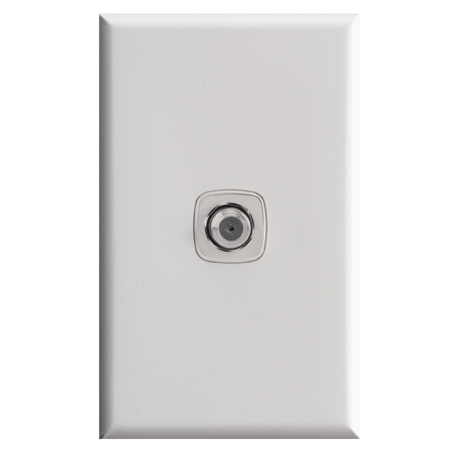 HPM EXCEL 1 Gang F Type 3GHz TV Outlet - Matt White
