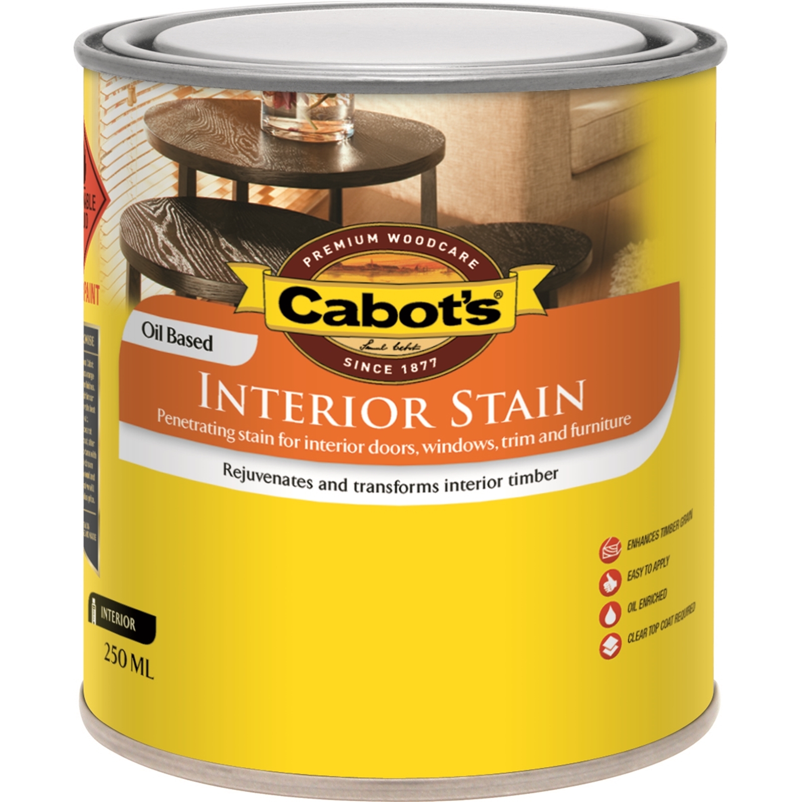 Cabot's 250ml Maple Oil Based Interior Stain - 250ml
