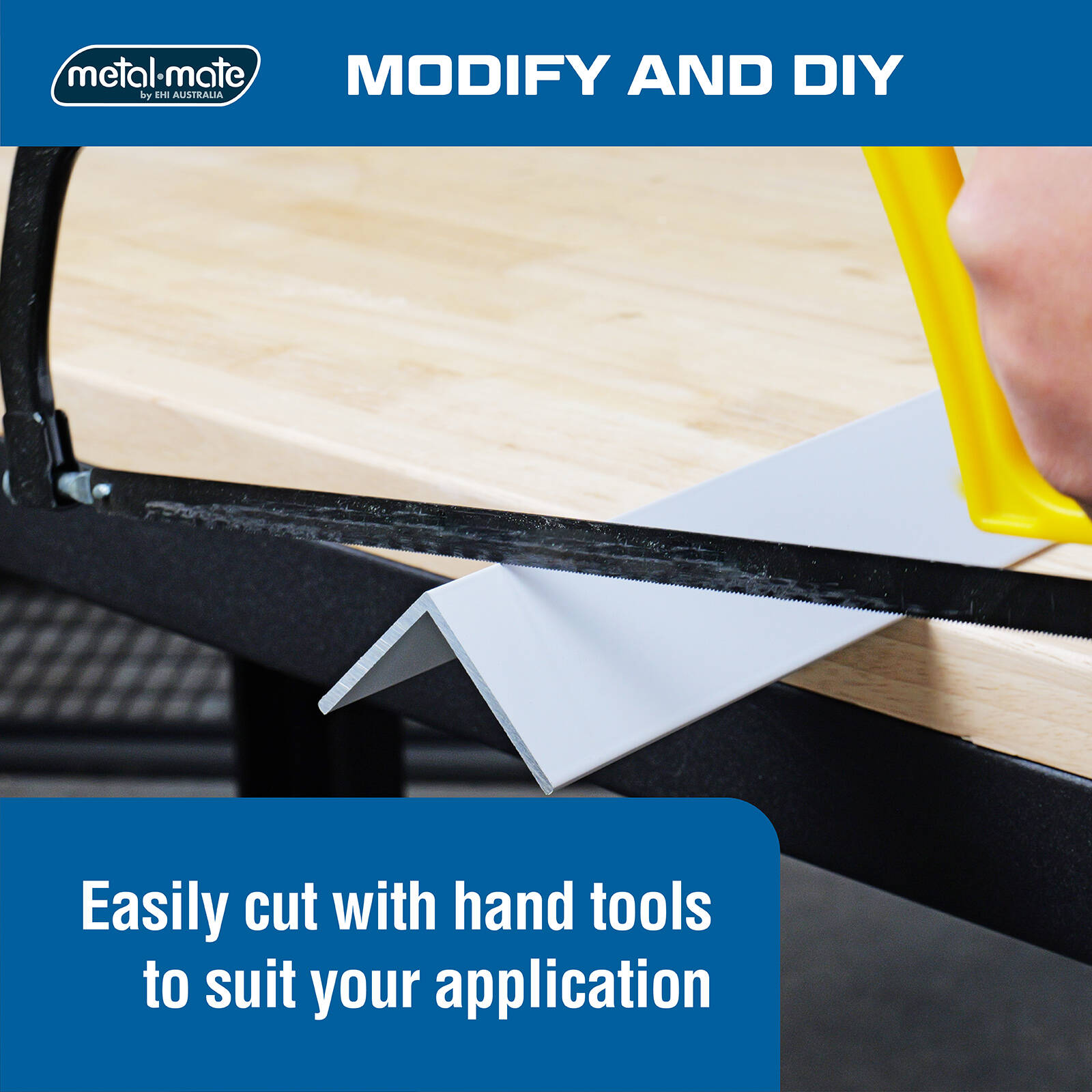 Metal Mate 40 x 40 x 1.4mm 3m Aluminium Equal Angle - Silver