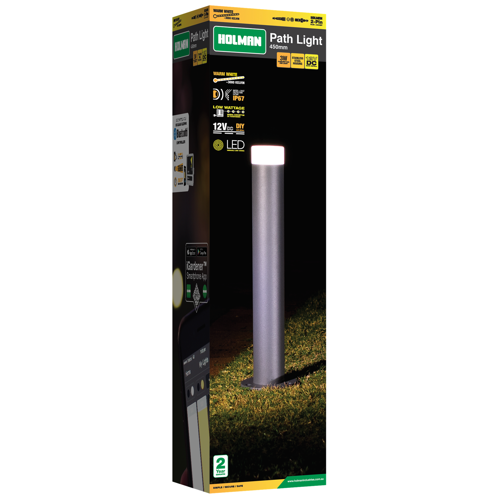 Holman 450mm Warm White Path Light