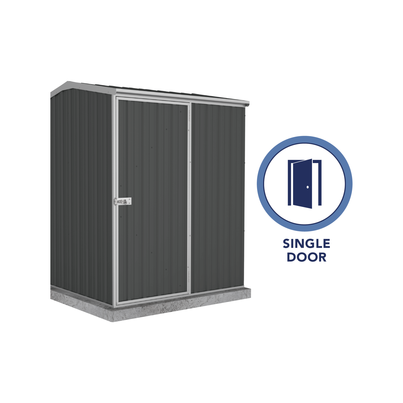 Absco Sheds 1.52 x 1.52 x 1.95m Monument Premier Single Door Garden Shed 4 Absco Sheds 1.52 x 1.52 x 1.95m Monument Premier Single Door Garden Shed