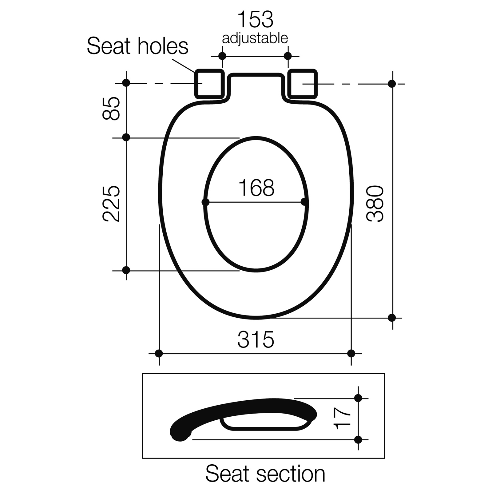 Caroma White Junior Toilet Seat 3 Caroma White Junior Toilet Seat