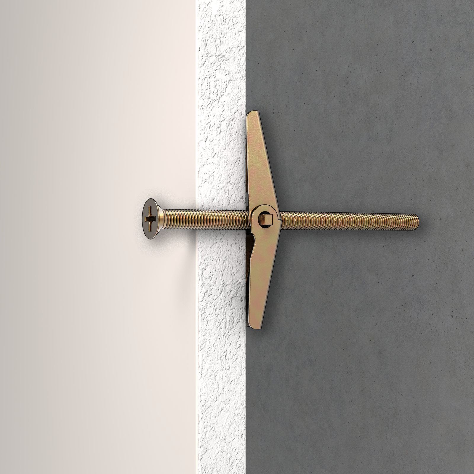 Ramset 3 / 16" x 50mm Flat Head Spring Toggle Screws - 20 Pack