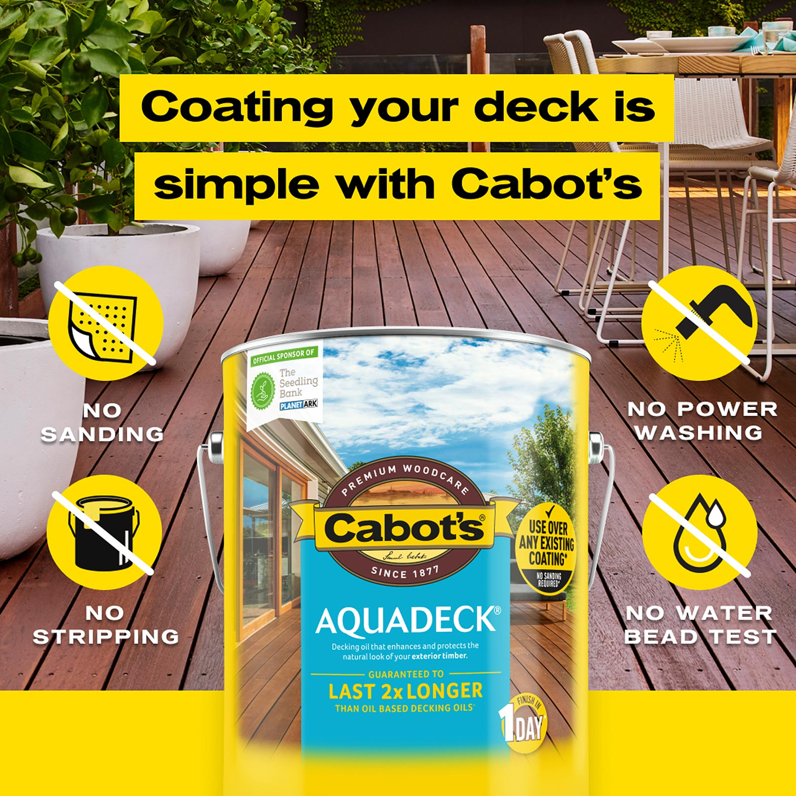 Cabot's 250ml Merbau Aquadeck Sample Pot 3 Cabot's 250ml Merbau Aquadeck Sample Pot