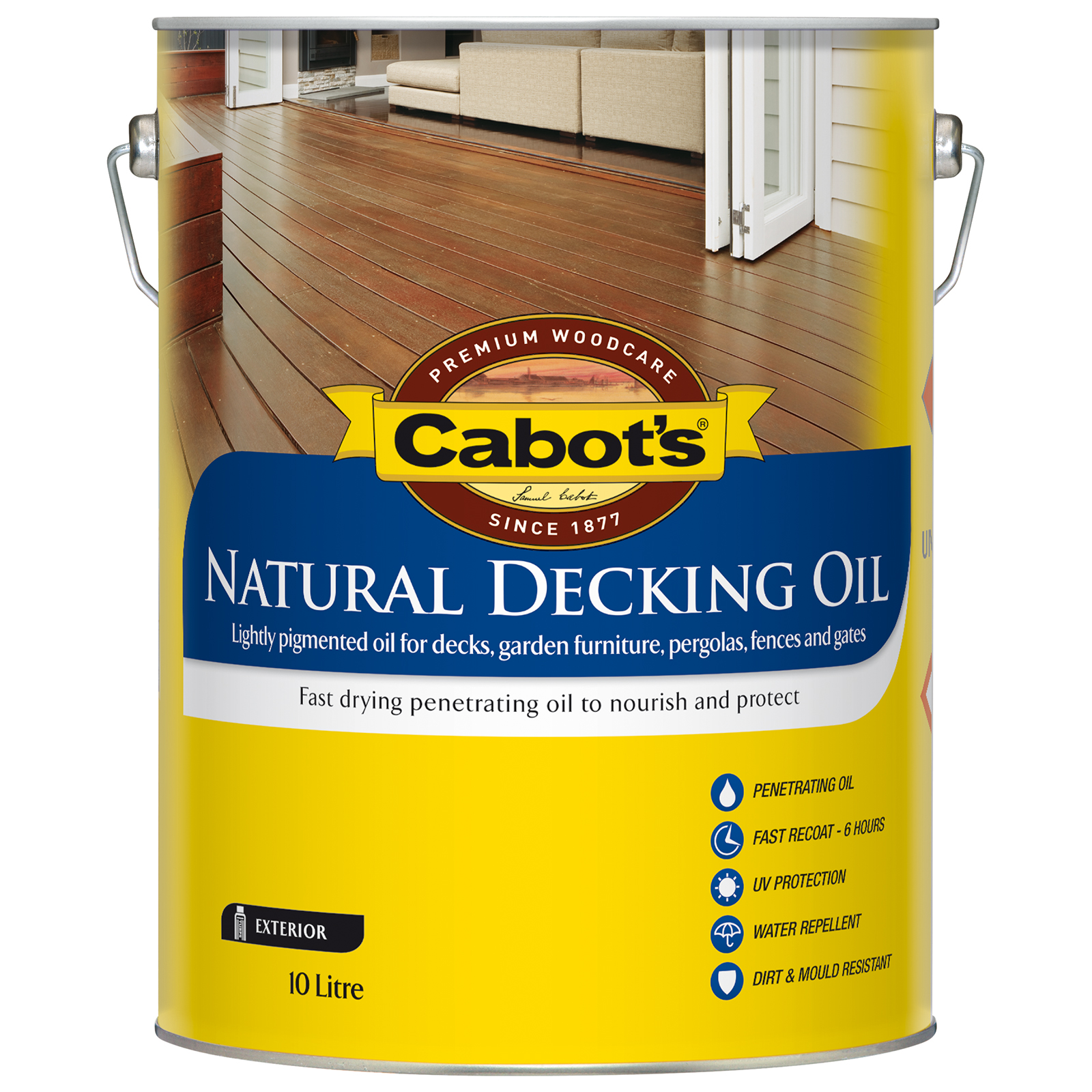 Cabot's 10L Merbau Natural Decking Oil