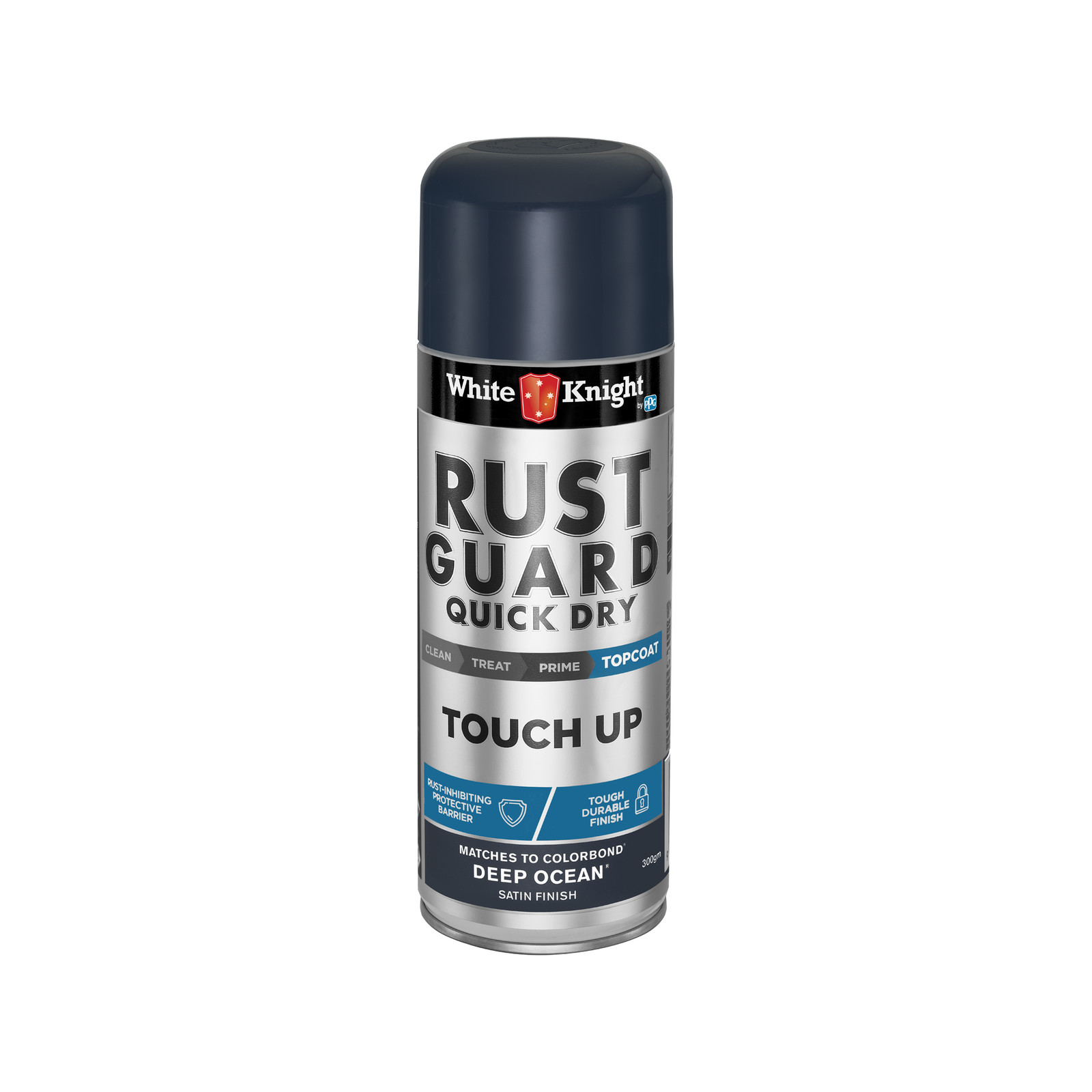 White Knight 300g Deep Ocean® Satin Touch Up Spray Paint