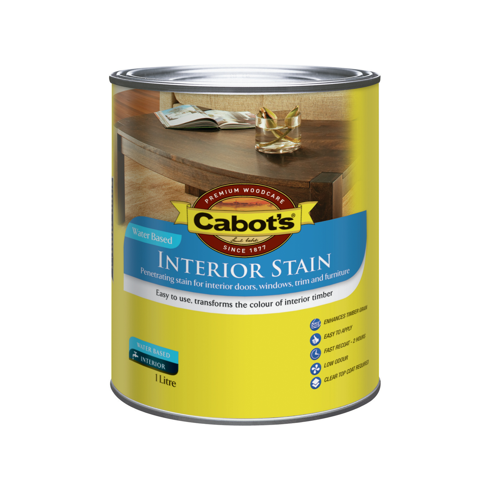 Cabots 1L Maple Water Based Interior Stain