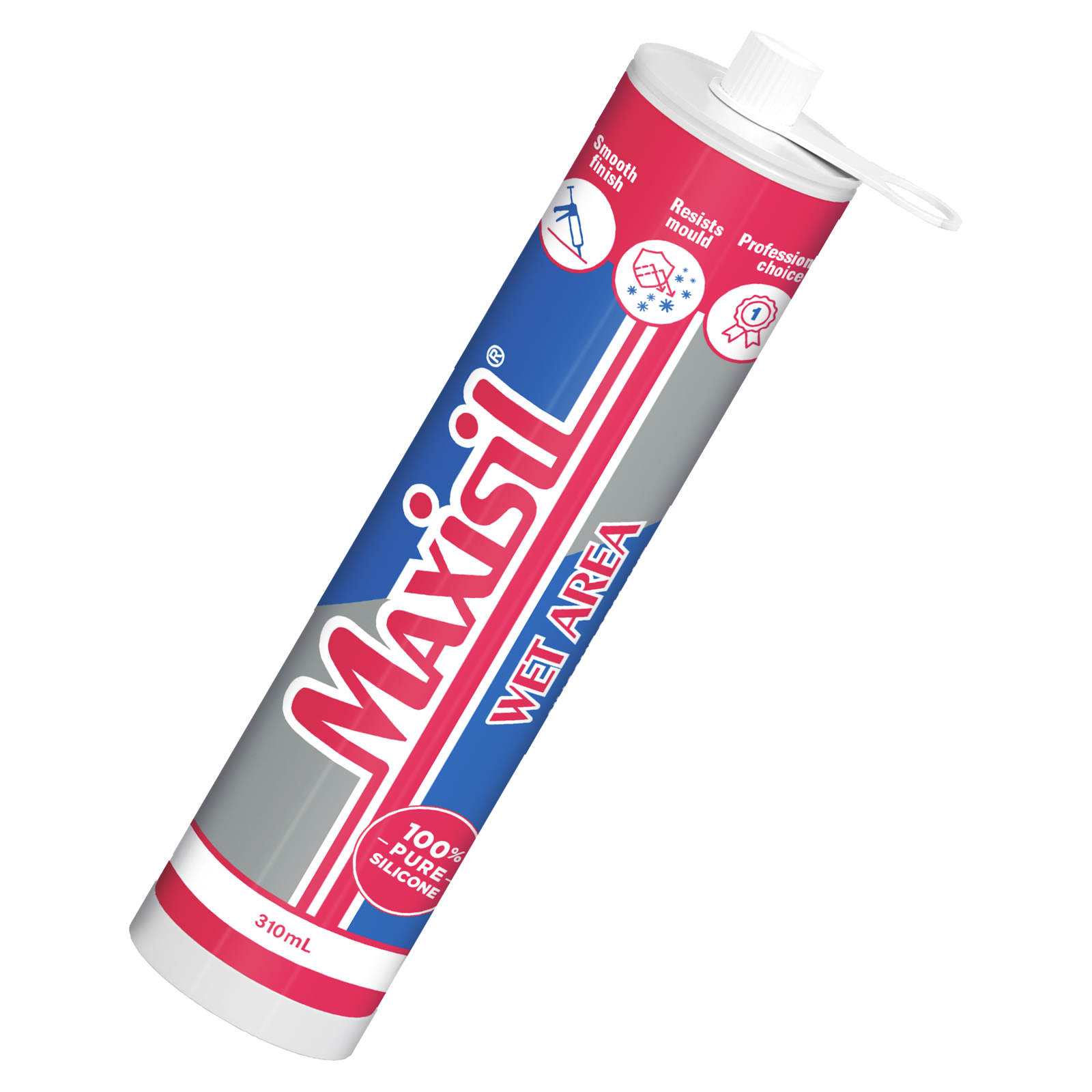 Maxisil 310ml A55 Vanilla Acetic Cure Tile Silicone