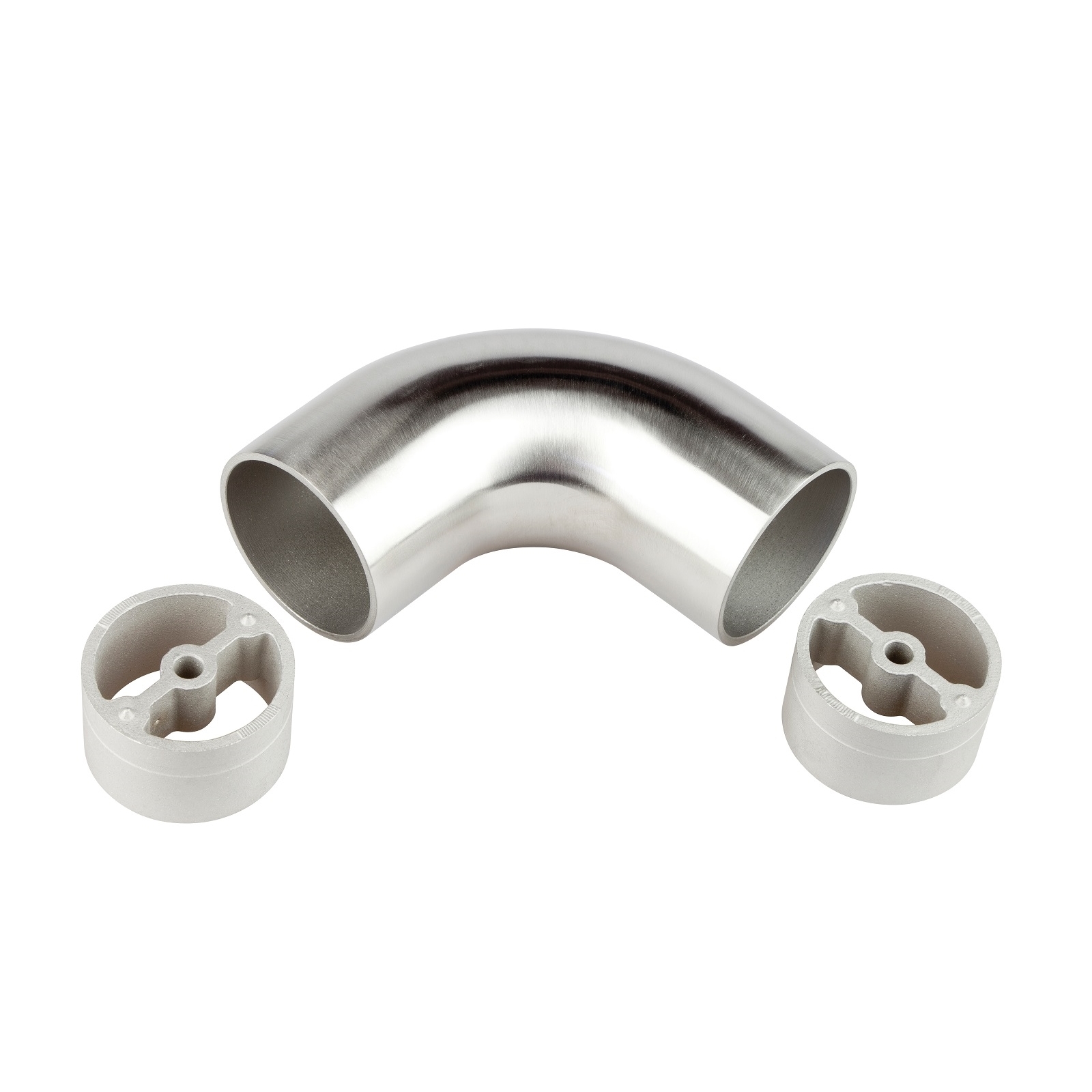 Porta 65mm Stainless Steel 90° Bend Handrail