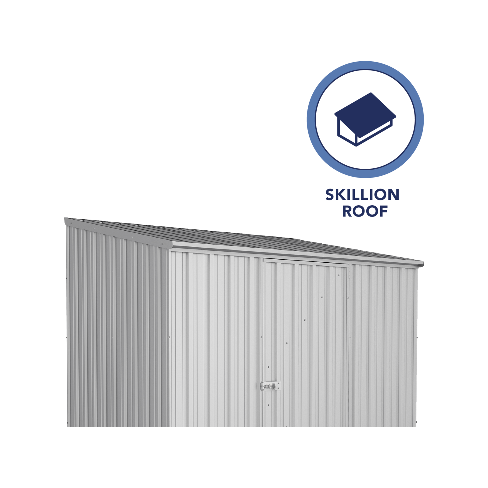 Absco Sheds 2.26 x 1.52 x 2.08m Space Saver Single Door Garden Shed - Zincalume 7 Absco Sheds 2.26 x 1.52 x 2.08m Space Saver Single Door Garden Shed - Zincalume