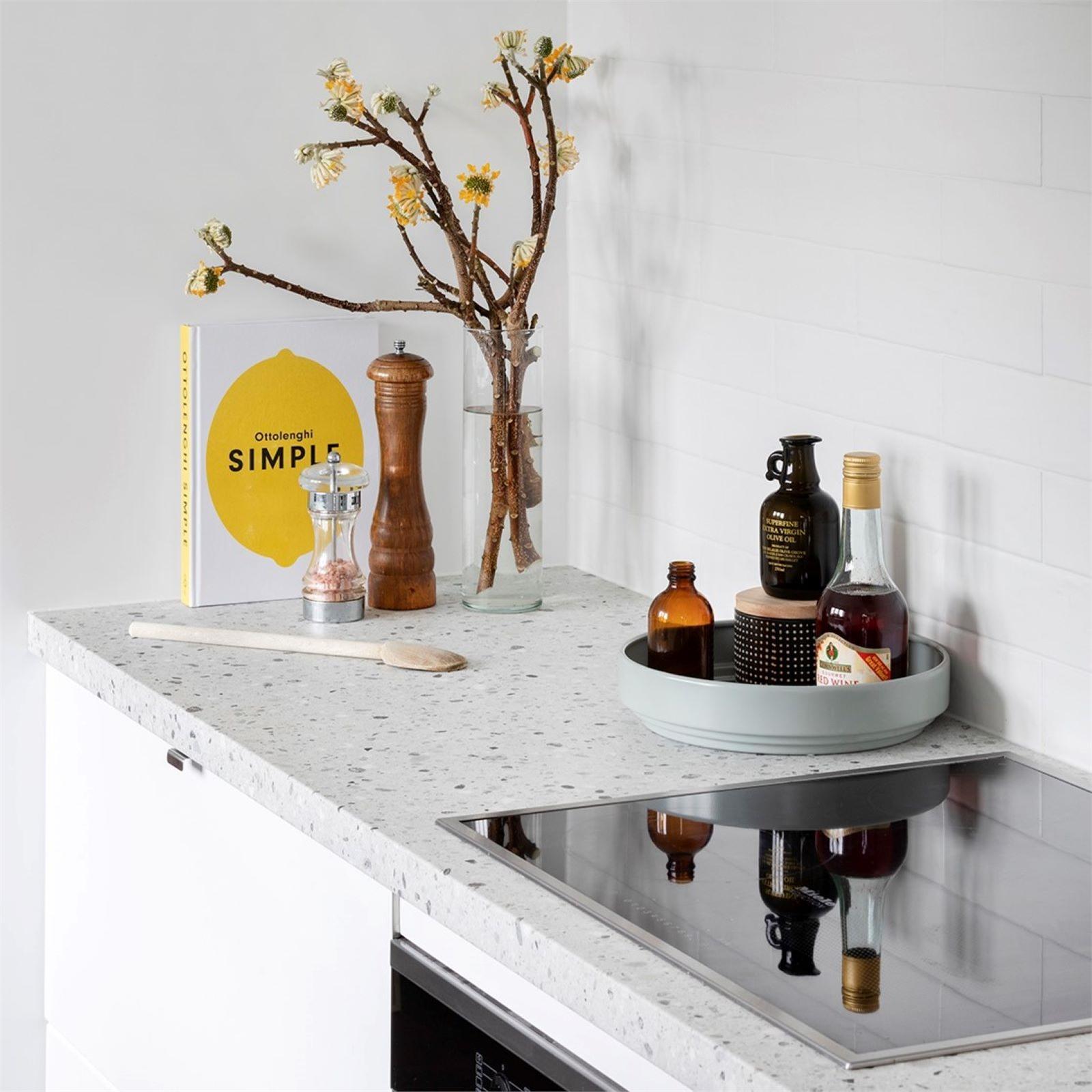 Kaboodle 38 x 600mm Terrazzola Compact Radius Customisable Benchtop