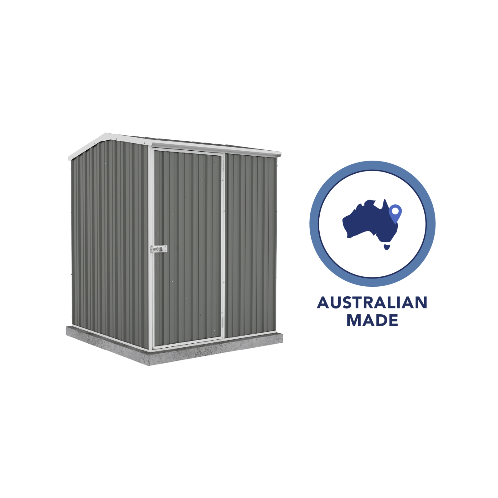 Absco Sheds 1.52 x 1.52 x 1.95m Woodland Grey Premier Single Door Garden Shed 7 Absco Sheds 1.52 x 1.52 x 1.95m Woodland Grey Premier Single Door Garden Shed