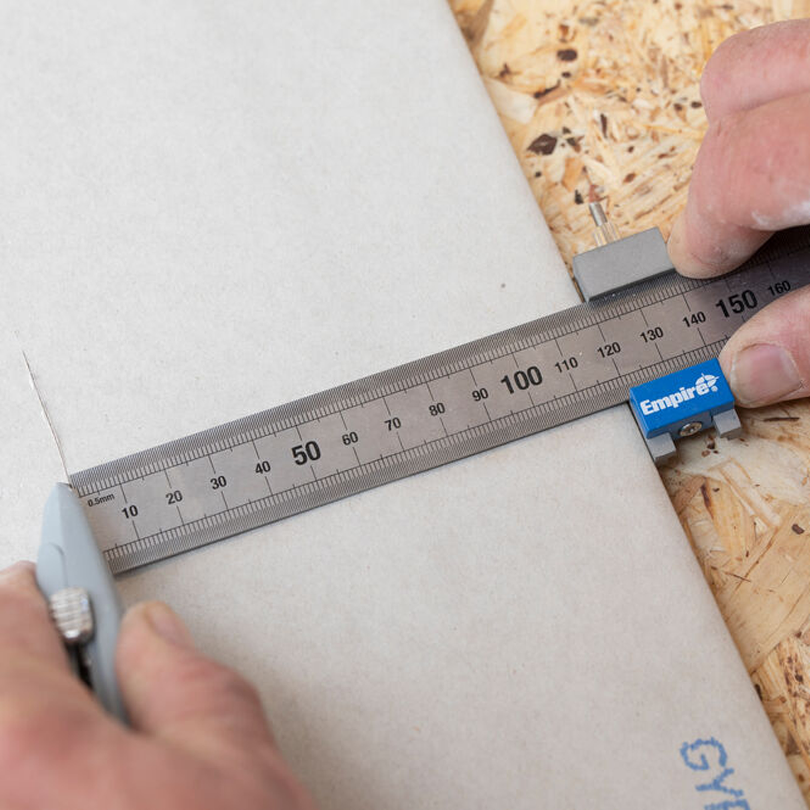 Empire Stainless Steel Ruler Stop 4 Empire Stainless Steel Ruler Stop