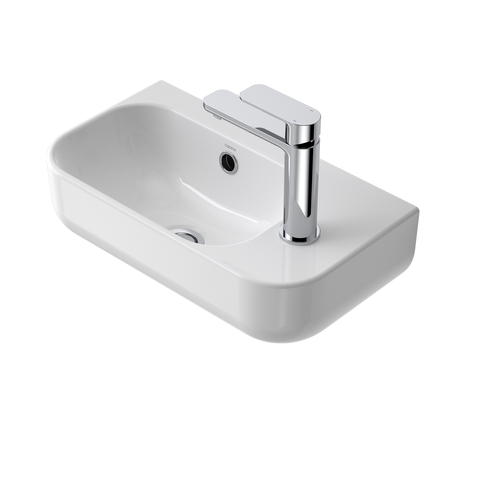Caroma Luna Hand Wall Basin 1 Tap Hole