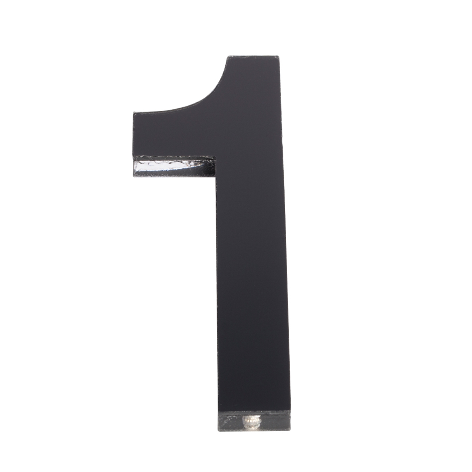 Sandleford 120mm Black Acrylic House Number 1