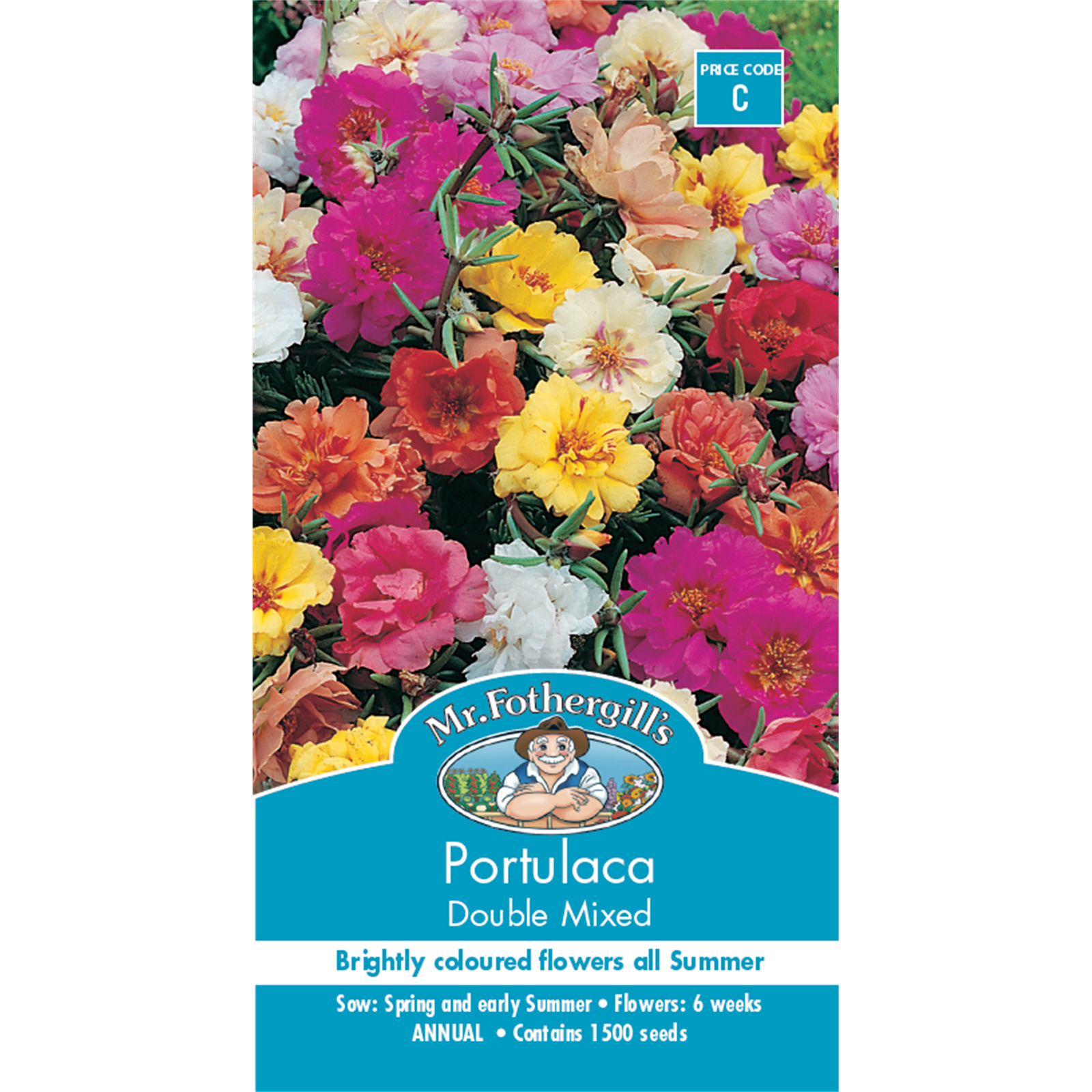 Mr Fothergill's Double Portulaca Flower Seeds