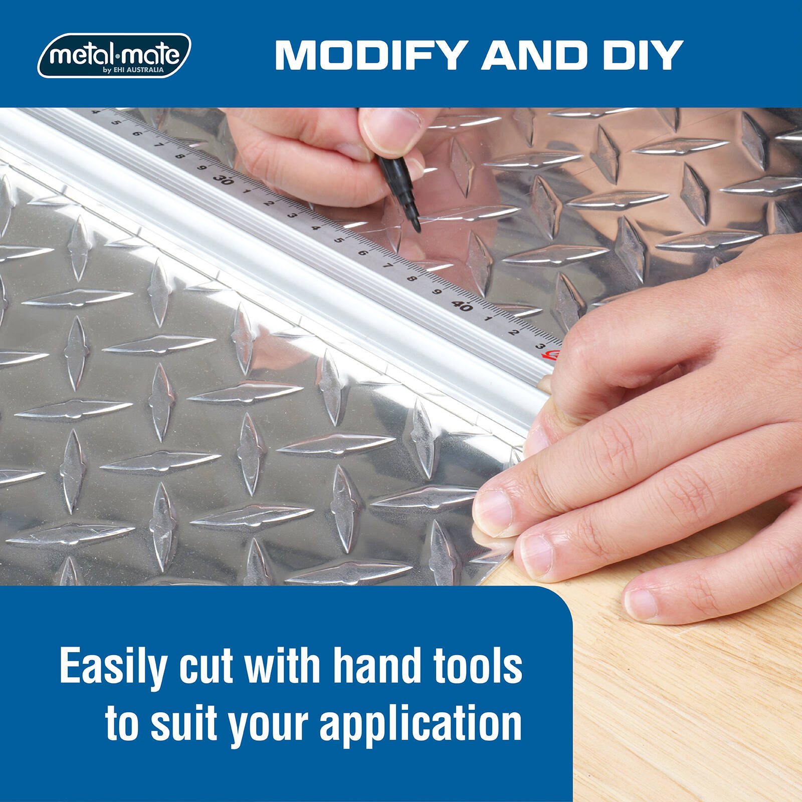 Metal Mate 600 x 450 x 1.2mm Aluminium Propeller Plate