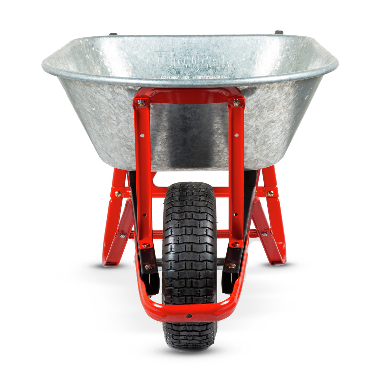 Daytek 100L Galvanised Contractor Wheelbarrow 3 Daytek 100L Galvanised Contractor Wheelbarrow