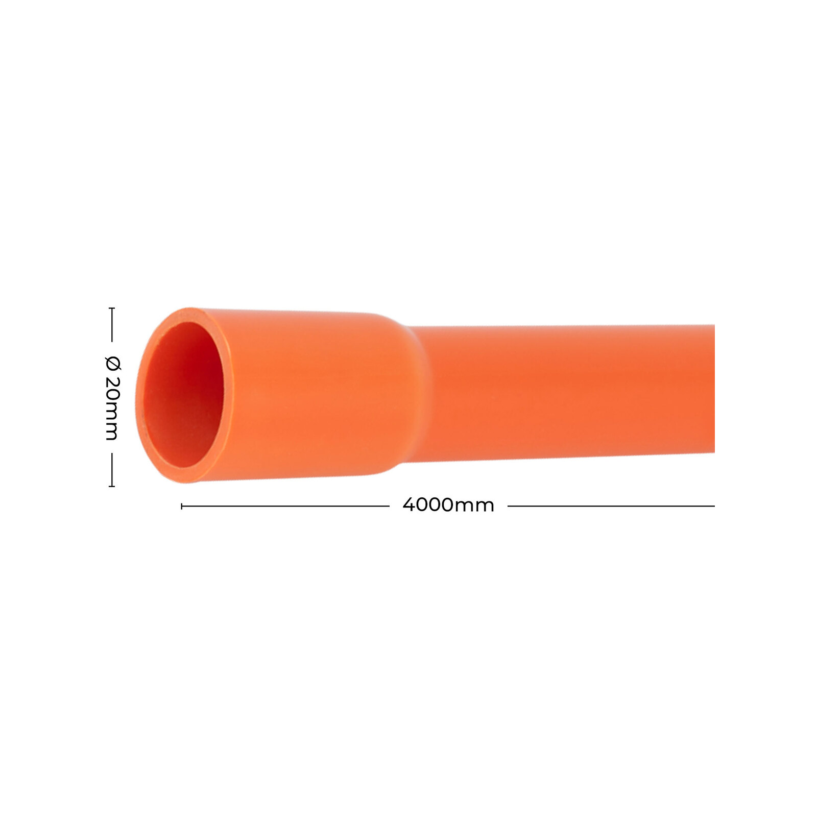 Deta 20mm Heavy Duty Rigid Conduit - 4m