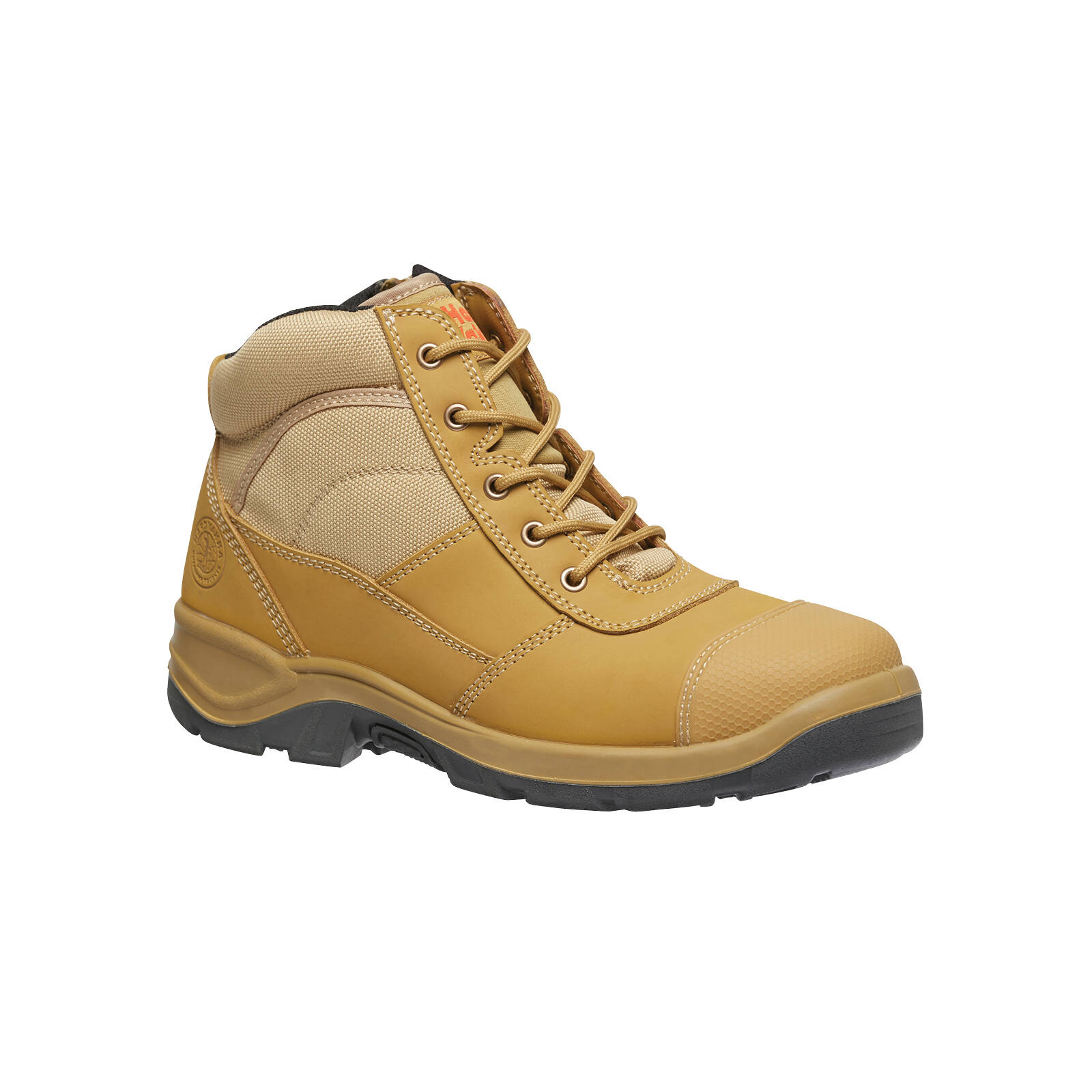 Hard Yakka Size 10 Wheat Utility Side Zip Safety Boots