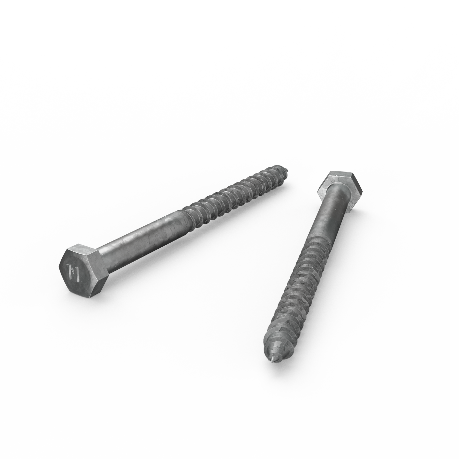ZENITH M10 x 130mm Hot Dip Galvanised Hex Head Coach Screws - 25 Pack 4 ZENITH M10 x 130mm Hot Dip Galvanised Hex Head Coach Screws - 25 Pack