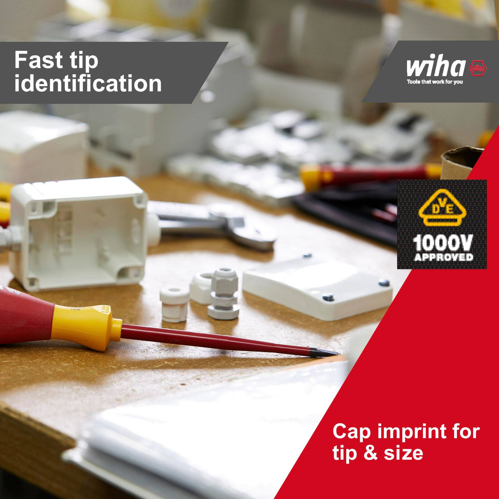 Wiha PH No.2 100mm VDE Softfinish Phillips Screwdriver Insulated Electricians Blade 6 Wiha PH No.2 100mm VDE Softfinish Phillips Screwdriver Insulated Electricians Blade