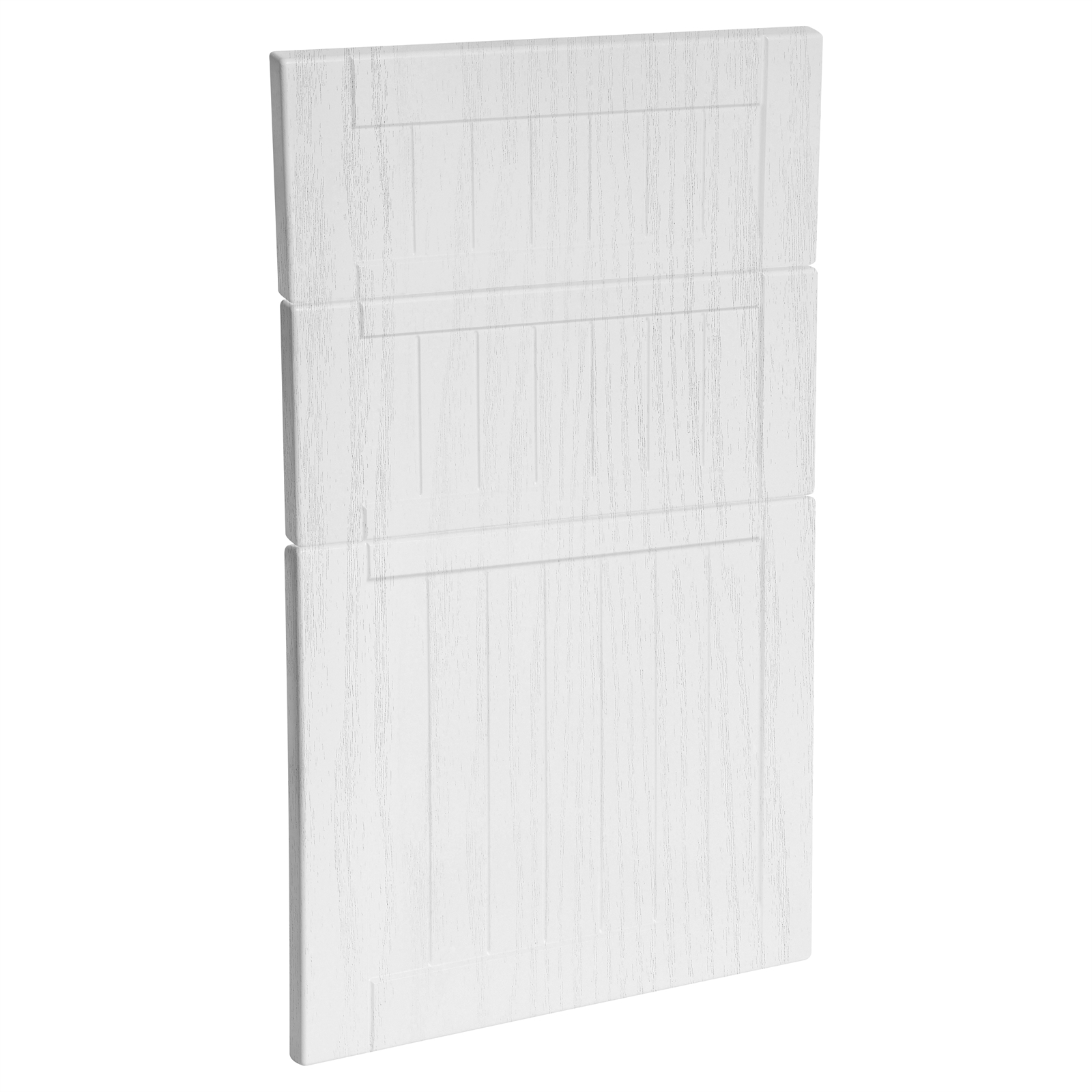 Kaboodle 450mm Provincial White Country 3 Drawer Panels