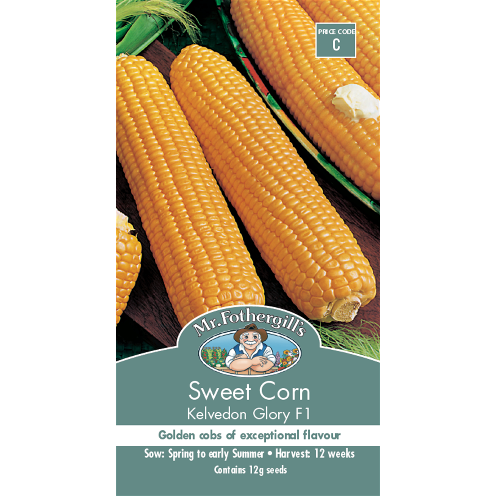 Mr Fothergill's Kelvedon Glory Sweet Corn Vegetable Seeds