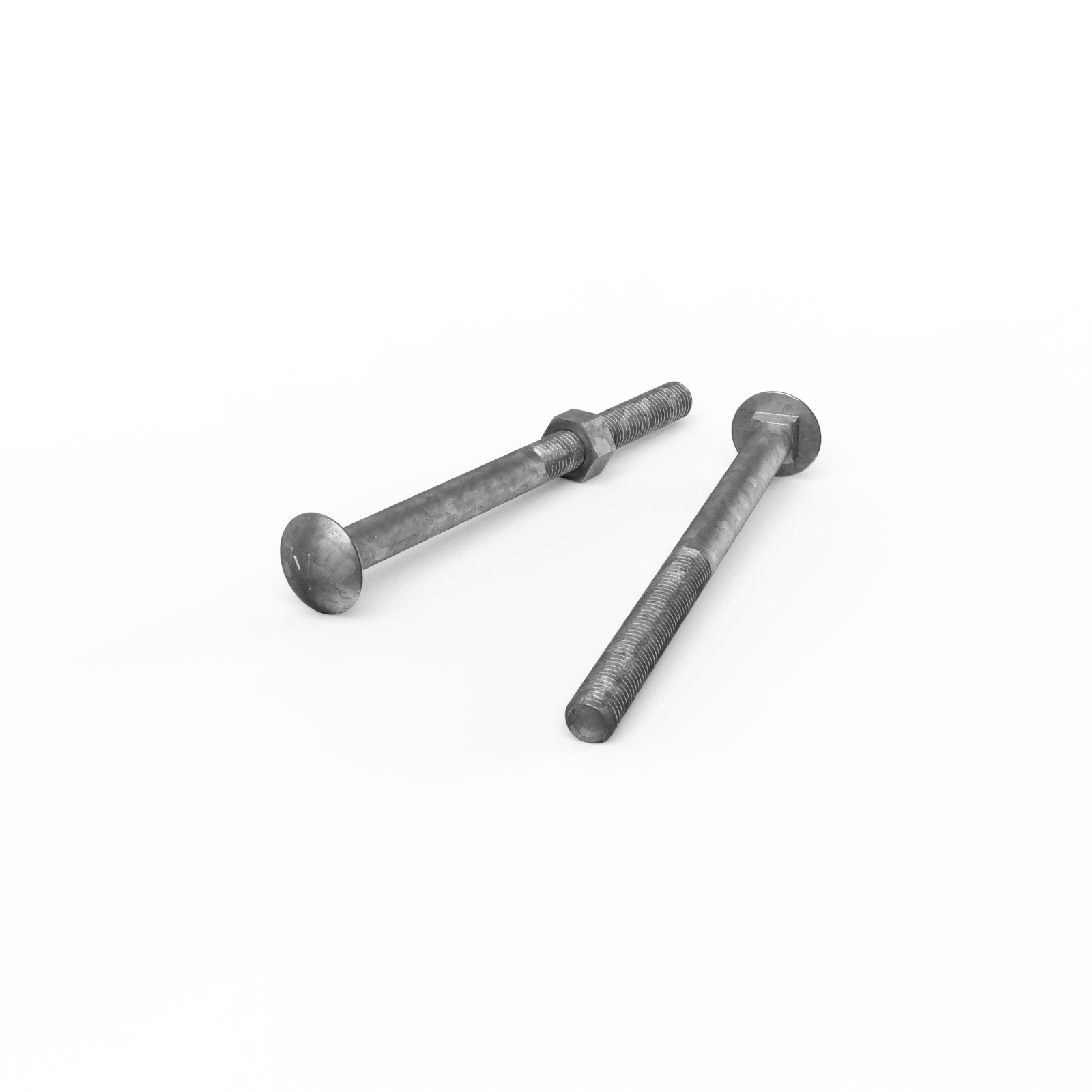 ZENITH M12 x 170mm Hot Dip Galvanised Cup Head Bolts & Nuts - 12 Pack 4 ZENITH M12 x 170mm Hot Dip Galvanised Cup Head Bolts & Nuts - 12 Pack