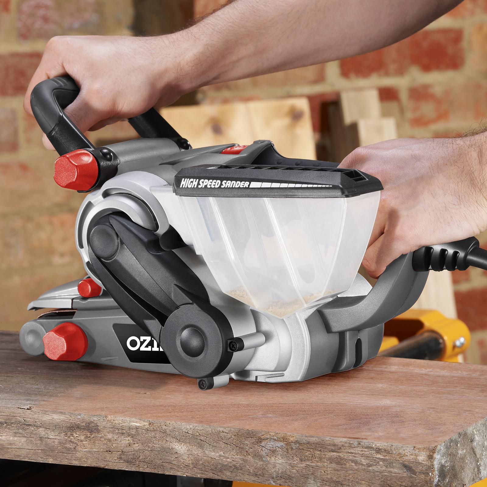 Ozito 75 x 533mm 850W Variable Speed Belt Sander 4 Ozito 75 x 533mm 850W Variable Speed Belt Sander