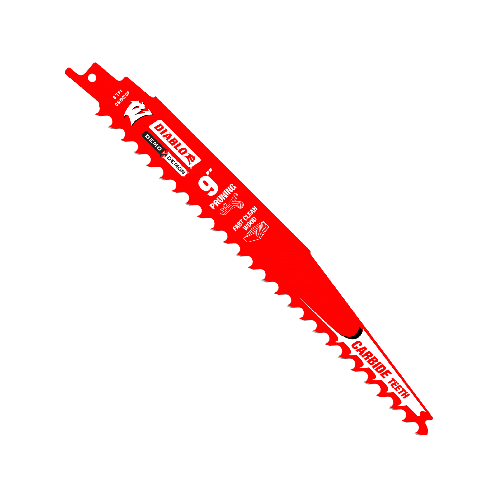 Diablo 9" Carbide Pruning and Clean Wood Reciprocating Saw Blade